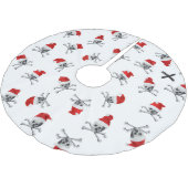 Holiday Pirate Skulls #1 Kerstboom Rok (Gekanteld)