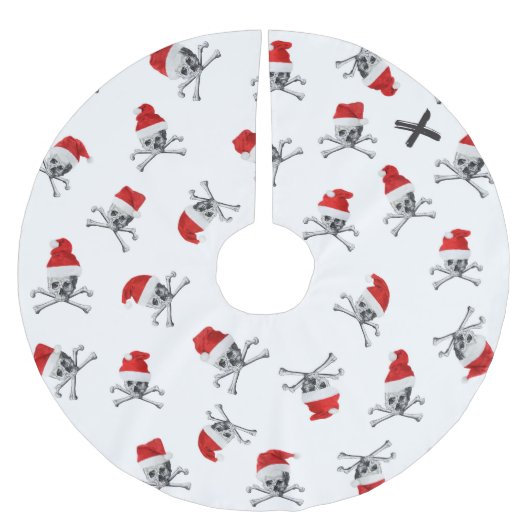 Holiday Pirate Skulls #1 Kerstboom Rok (Voorkant)