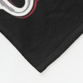 Holiday Pirate Yo Ho Ho Merry Christmas Santa Hat Fleece Deken (Hoek)