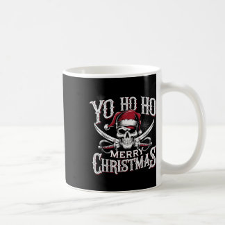 Holiday Pirate Yo Ho Ho Merry Christmas Santa Hat  Koffiemok