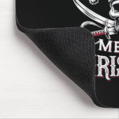 Holiday Pirate Yo Ho Ho Merry Christmas Santa Hat  Muismat (Hoek)