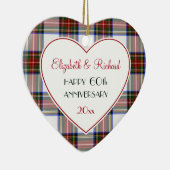 Holiday Plaid 60th of EEN Jubilea Ornament (Rechts)