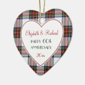 Holiday Plaid 60th of EEN Jubilea Ornament (Links)
