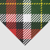 Holiday Plaid Classic Preppy Kleurrijk Feestelijk Tissuepapier (Detail)