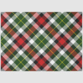 Holiday Plaid Classic Preppy Kleurrijk Feestelijk Tissuepapier (Voorkant)