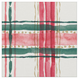 HOLIDAY PLAID Red Green Stof