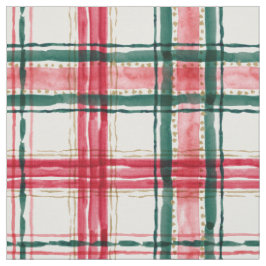 HOLIDAY PLAID Red Green Stof