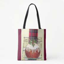 Holiday Plum Pudding tas