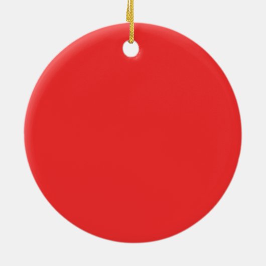 Holiday Poem Red Ornament (Achterkant)