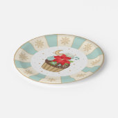 Holiday Poinsettia Cupcake Bord (Gekanteld)