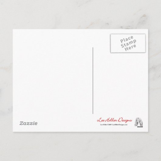 Holiday Poinsettia Red Gold Pink Burgundy Briefkaa Feestdagenkaart (Achterkant)