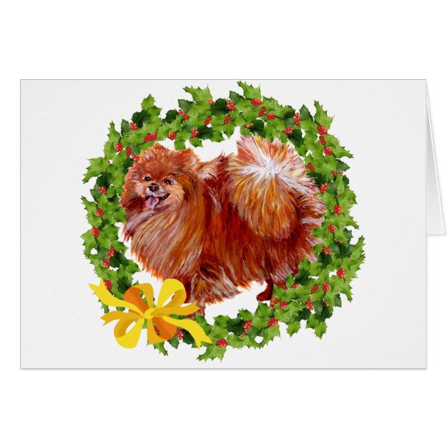 Holiday Pomeranian (Voorkant Horizontaal)