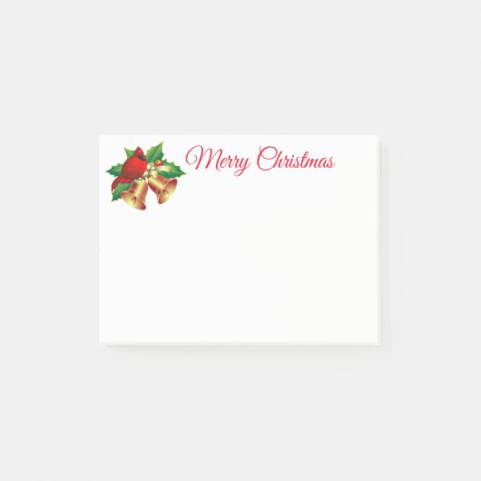 Holiday Post-it Notes-Red Kardinaal Post-it® Notes (Voorkant)