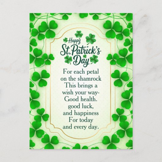 Holiday Postcard Feestdagenkaart (Voorkant)