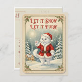 Holiday Postcard Feestdagenkaart (Voorkant / Achterkant)