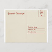 Holiday Postcard Feestdagenkaart (Achterkant)