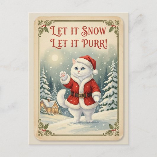 Holiday Postcard Feestdagenkaart (Voorkant)