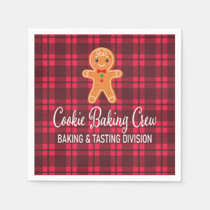Holiday Pset Cookie Baking Paper Napkin Servet
