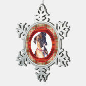 Holiday Pset Foto Snowflake Ornament (Rechts)