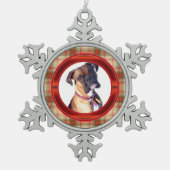 Holiday Pset Foto Snowflake Ornament (Voorkant)