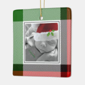 Holiday Pset Keepomwille Baby Foto eerste kerstdag Keramisch Ornament (Links)