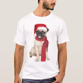 Holiday Pug T-shirt (Voorkant)