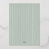 Holiday Pun Waterverf Golden Retriever Folie Kaart (Achterkant)