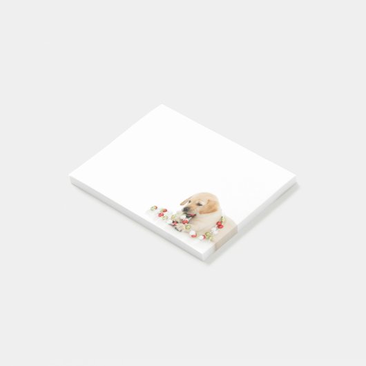 Holiday Puppy Playtime II Post-it® Notes (Schuin)