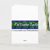 Holiday Quack Feestdagen Kaart (Achterkant)