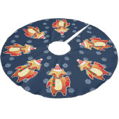 Holiday Raccoon Kerstboom Rok (Gekanteld)