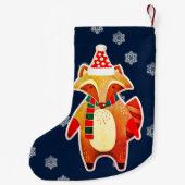 Holiday Raccoon Kleine Kerstsok (Achterkant)