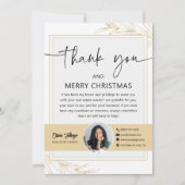 Holiday Real Estate Agent Foto Dank u Kaart (Voorkant)