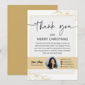 Holiday Real Estate Agent Foto Dank u Kaart (Voorkant / Achterkant)