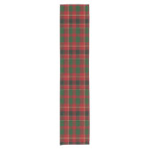 Holiday Red And Green Plaid Korte Tafelloper (Voorkant)