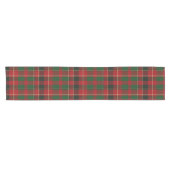 Holiday Red And Green Plaid Korte Tafelloper (Horizontaal)
