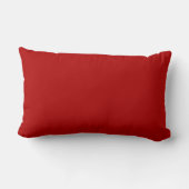 Holiday Red Christmas  Lumbar Cushion Kussen (Achterkant)