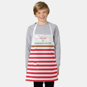 Holiday Red Green Grandma's Helper Kitchen Baking Schort (Gedragen)