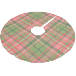 Holiday Red Green Tartan Kerstboom Rok