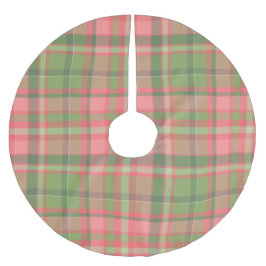 Holiday Red Green Tartan Kerstboom Rok