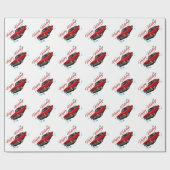 Holiday Red GTO Cadeaupapier (Vlak)