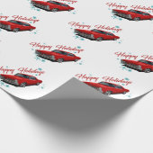 Holiday Red GTO Cadeaupapier (Hoek)
