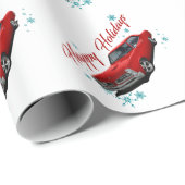 Holiday Red GTO Cadeaupapier (Rol Hoek)