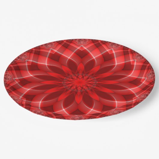 Holiday Red Papieren Bordje (Gekanteld)