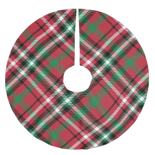 Holiday Red Pset Patroon Kerstboom Rok (Voorkant)