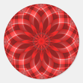 Holiday Red Ronde Sticker