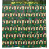 Holiday Reindedagavond Showgordijn Douchegordijn (Voorkant)