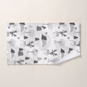 Holiday Reindeer Bath Set - Gray Fog Bad Handdoek (Handdoek)
