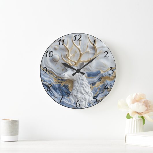 Holiday Reindeer Magic Display Grote Klok (Huis)