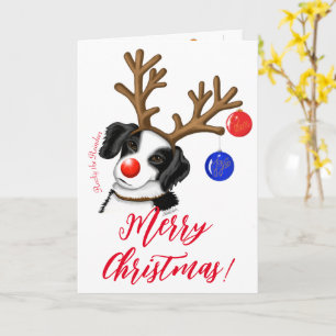 Holiday Reindegrens Collie Wenskaart Kaart