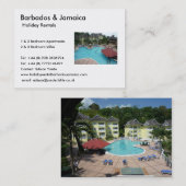 Holiday Rentals Visitekaartje (Voorkant / Achterkant)